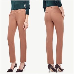 BNWT Warm Caramel Ann Taylor Tall Kate Ankle Pants